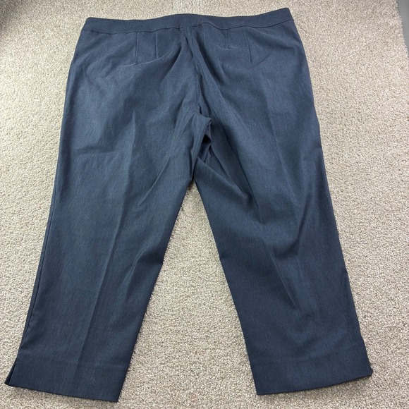 Lane Bryant Pants - Lane Bryan Womens Pants Size 28W Blue Zip Pocket Cropped Casual Stretch Career
